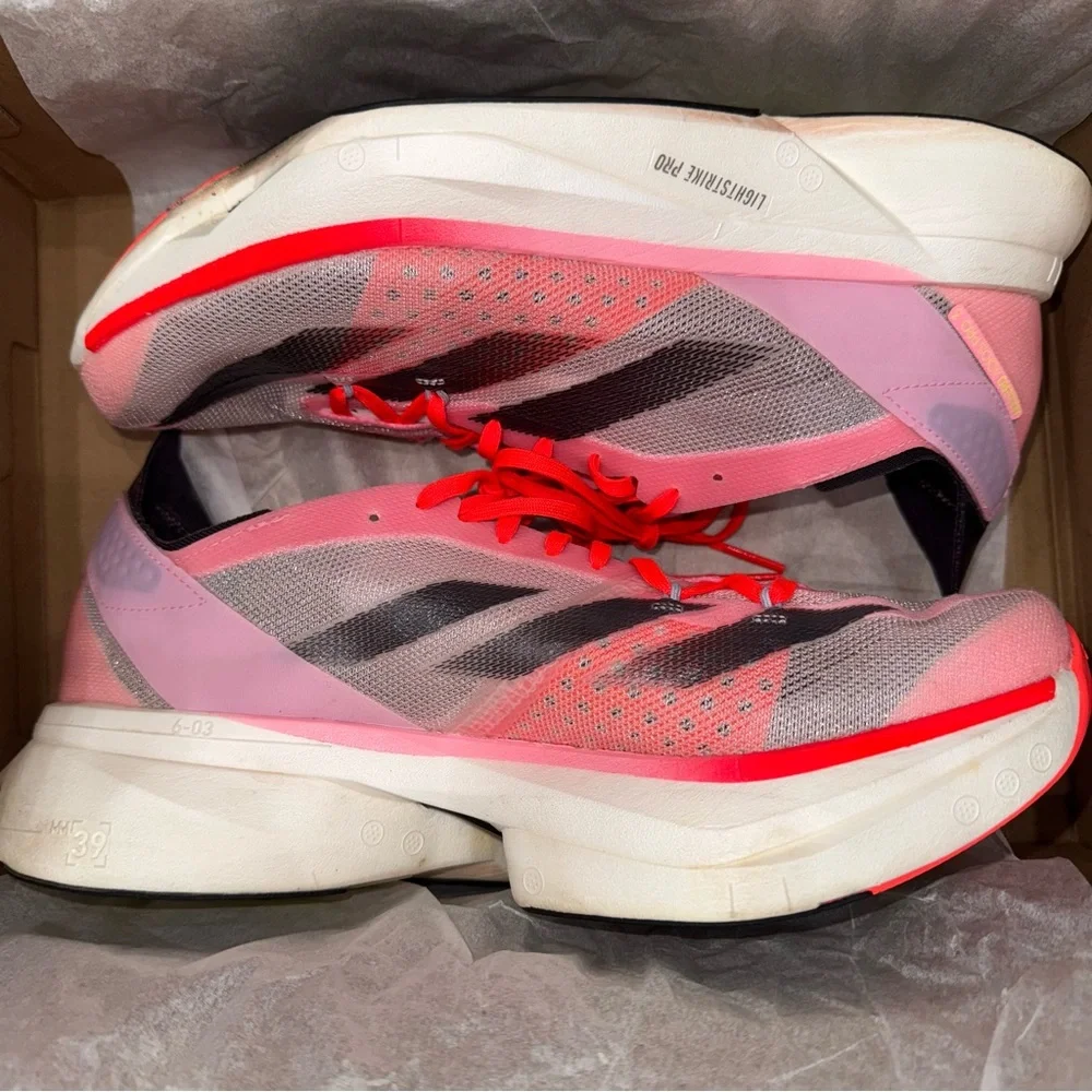 adidas Pink and Black Athletic Shoes - Picture 9 of 16
